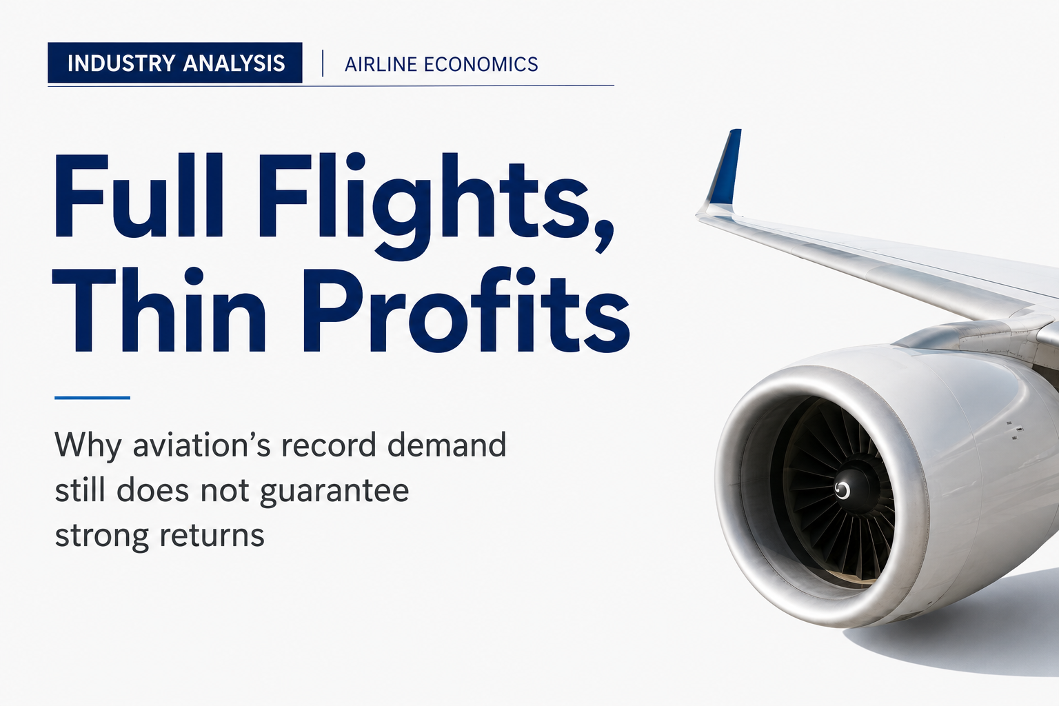 Full Flights, Thin Profits: Why Aviation’s Record Demand Still Does Not Guarantee Strong Returns