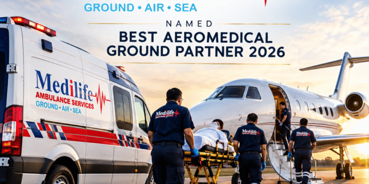 Medilife Ambulance Named Best Aeromedical Ground Partner 2026 Following Public Poll and Editorial Assessment