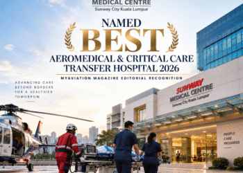 Sunway Medical Centre named Best Aeromedical & Critical Care Transfer Hospital 2026